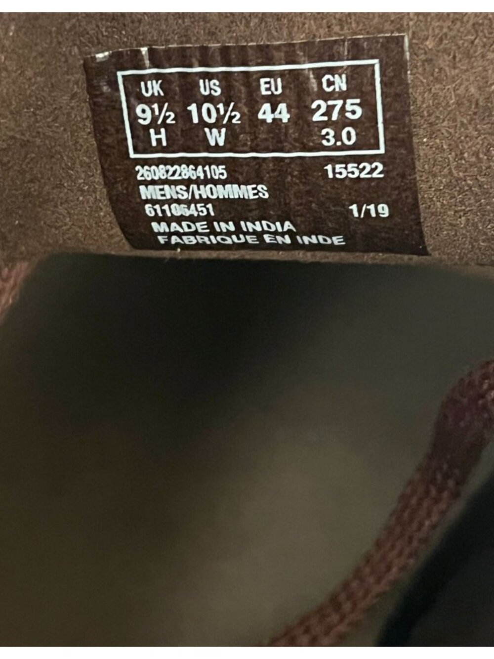 NEW Clarks Shepton Mens 10.5 WIDE Leather Lace-Up Comfort Chukka Boot Preppy - Picture 10 of 11
